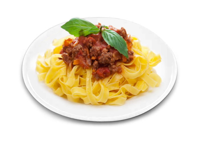 TAGLIATELLES BOLOGNAISE